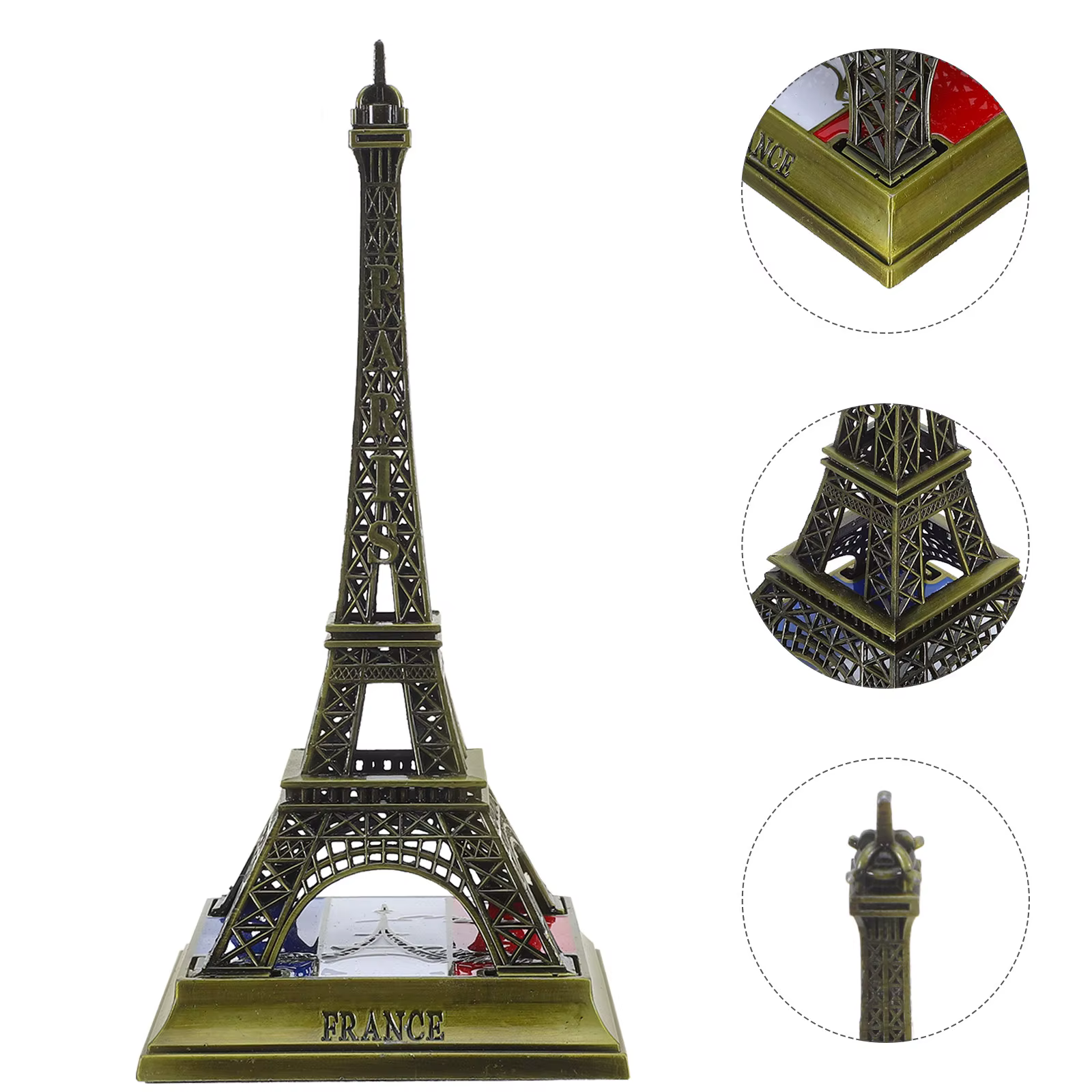 Décoration de gâteau Tour Eiffel, figurine de présentation d'architecture, accessoires de décoration