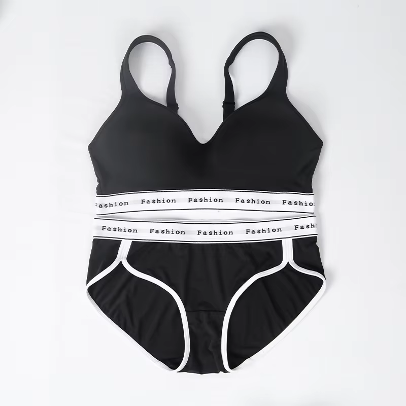 Ensemble de soutien-gorge de sport sans couture pour femme, respirant, design lettre A B C 70 75 80 