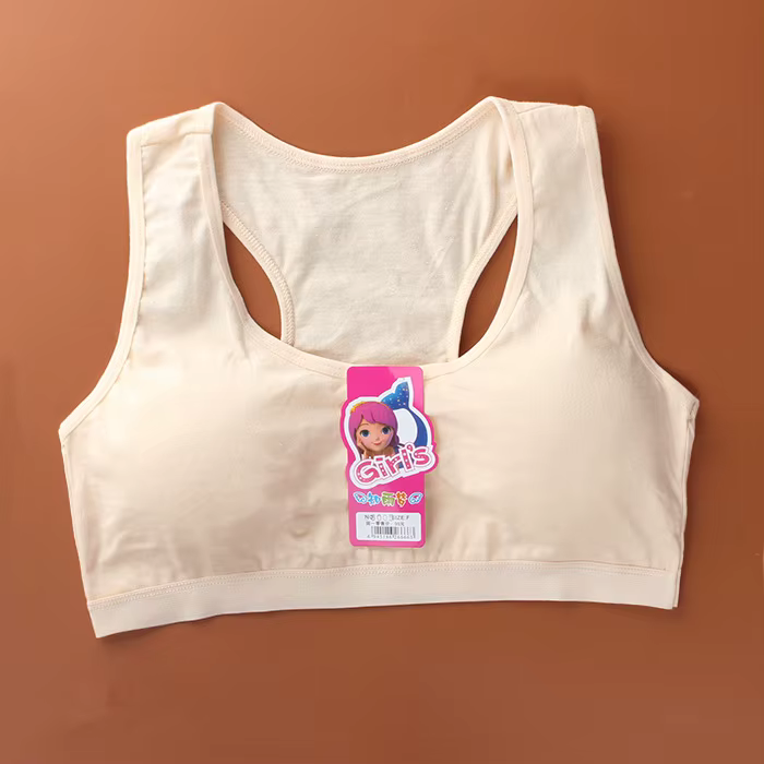 Soutien-Gorge d'Entraînement en Coton pour Adolescente, Livraison Gratuite, Puberté Fine, Précieux, 