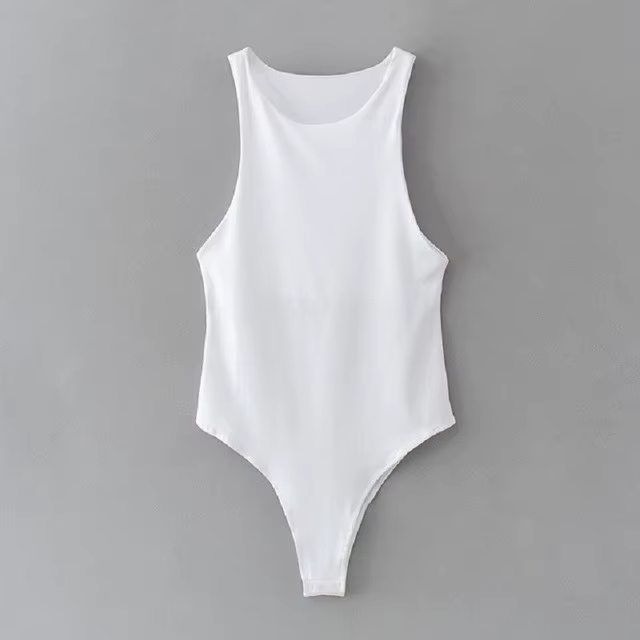 Été solide Sexy moulante femmes body Femme 4 couleur vert mince body décontracté Chic dame Club cour