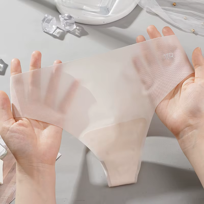 String Transparent pour femmes, Ultra-fin, sens, Sexy, sans couture, taille basse, couleur unie, sou