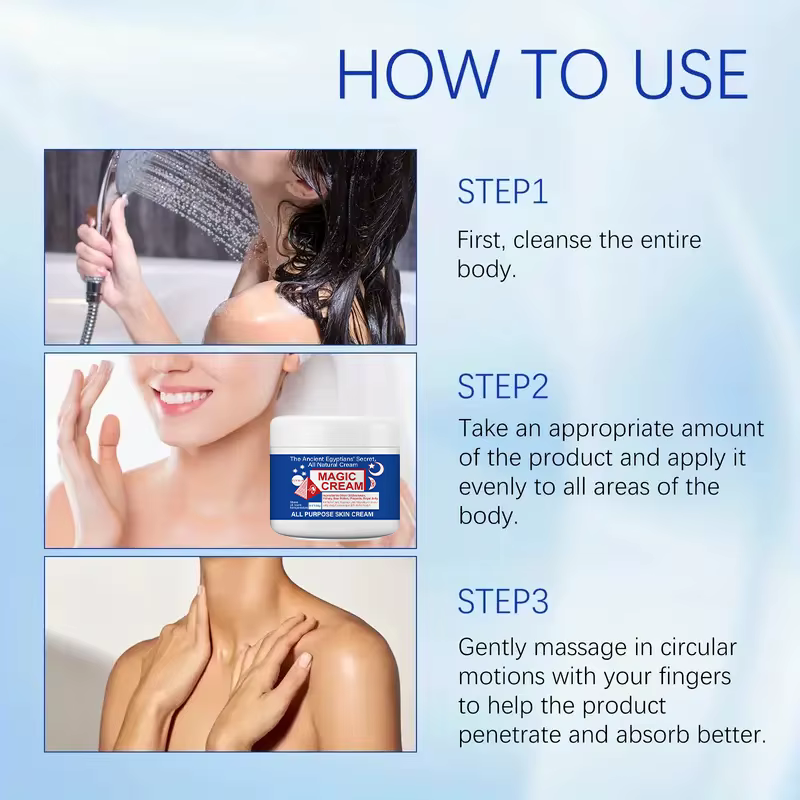 Crème Magique Égyptienne - Hydratante Multi-Usages pour Tout le Corps, Apaisante et Hydratante, Abso