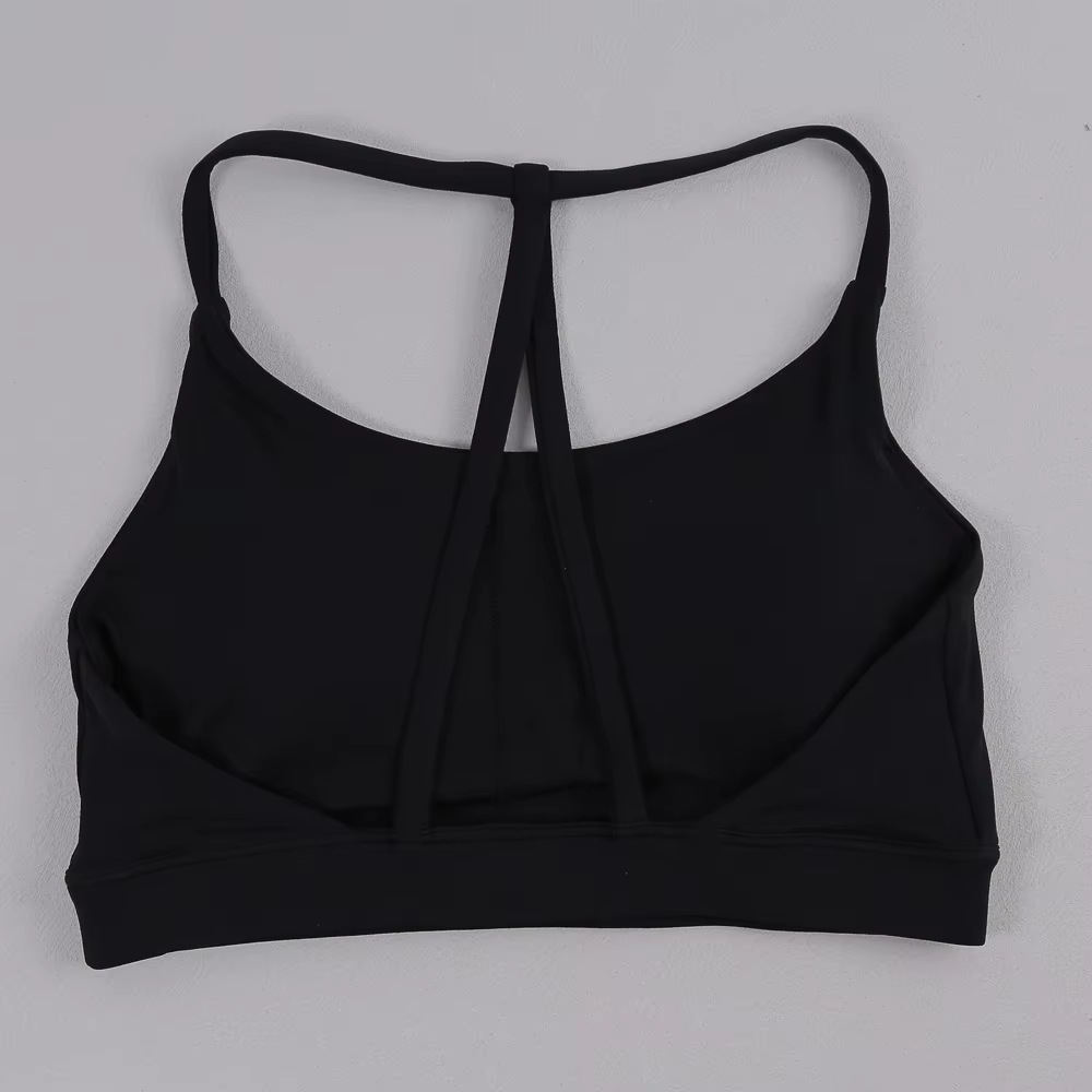 Soutien-gorge de sport pour femmes, exercice de gymnastique, respirant, détachable, avec fines brete