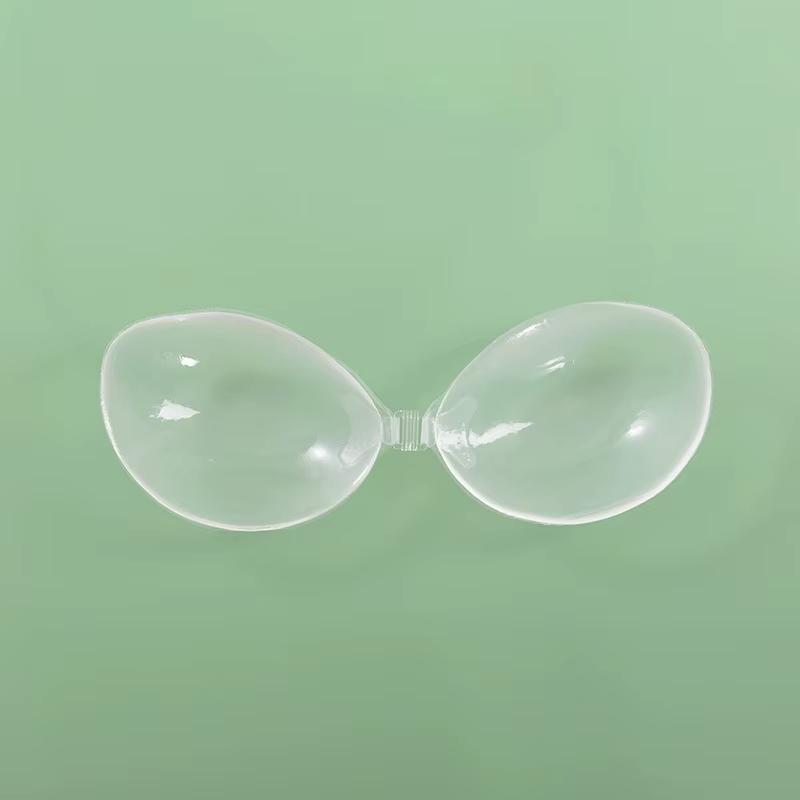 Soutien-gorge en silicone invisible push-up sans bretelles adhésif pour femme, rehausseur de poitrin