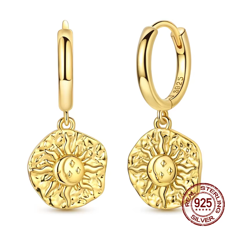 Boucles d'oreilles pendantes Medusa en argent sterling 925, motif écailles de serpent, mythologie gr