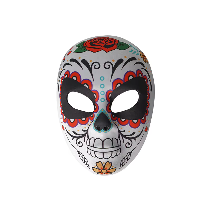 Movie Day of The Frequency Mask, planchers y Night, Halloween Party Cosplay Costume, Skull Props for