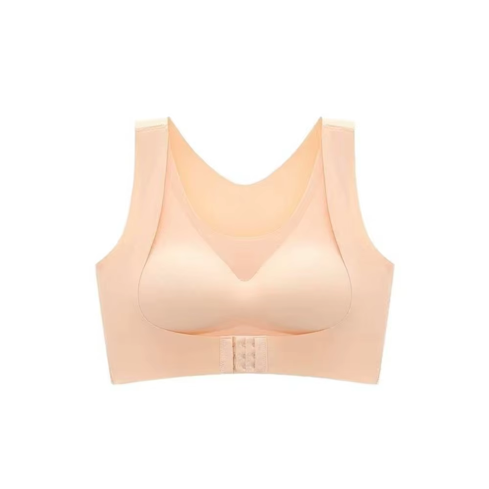 Soutien-gorge correcteur de posture à fermeture avant, dos croisé, antichoc, sans couture, 2-en-1, p