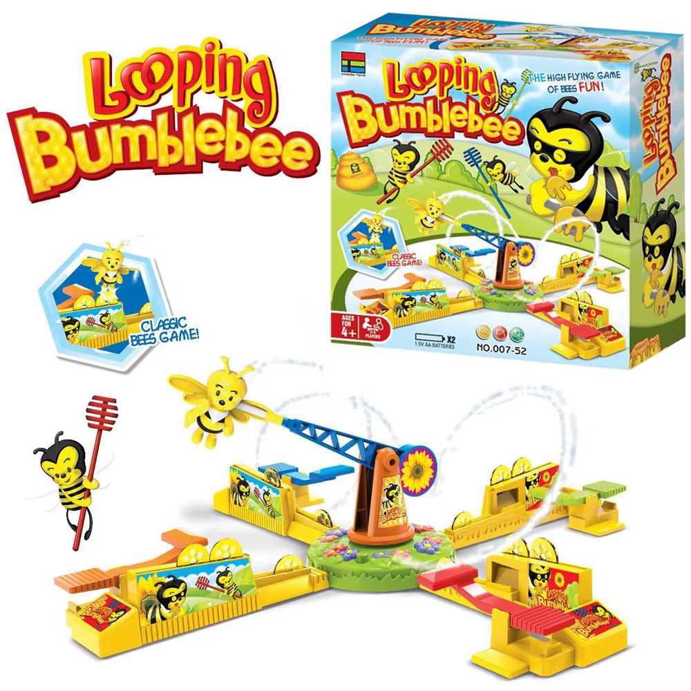 Looping Louie : Jeu de volaille rotatif volantant qui se fait voler – Aigle attrape les poussins, je