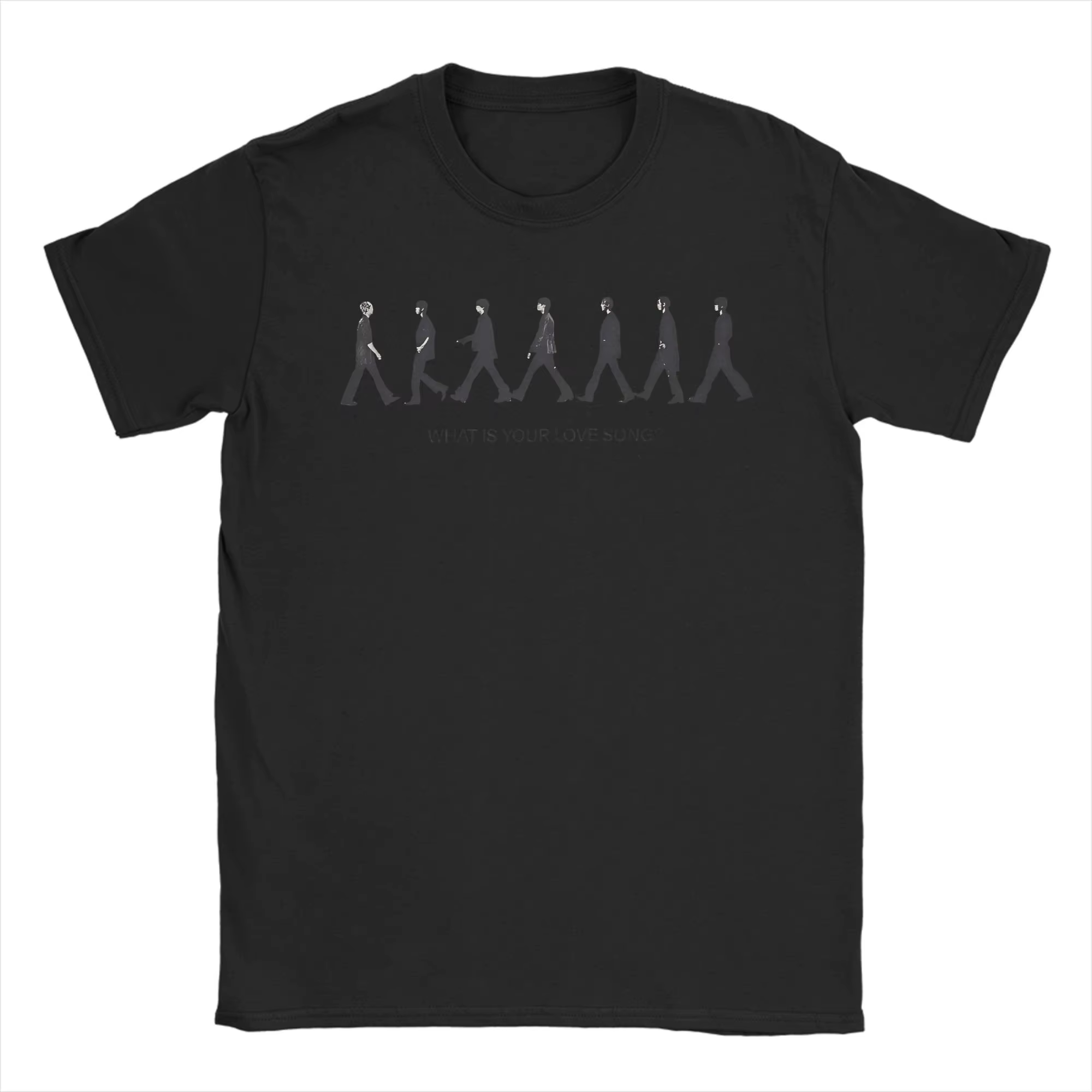 Silhouette What Is Your Love Song T-shirts pour hommes Crazy Tee Shirt T-shirt à manches courtes et