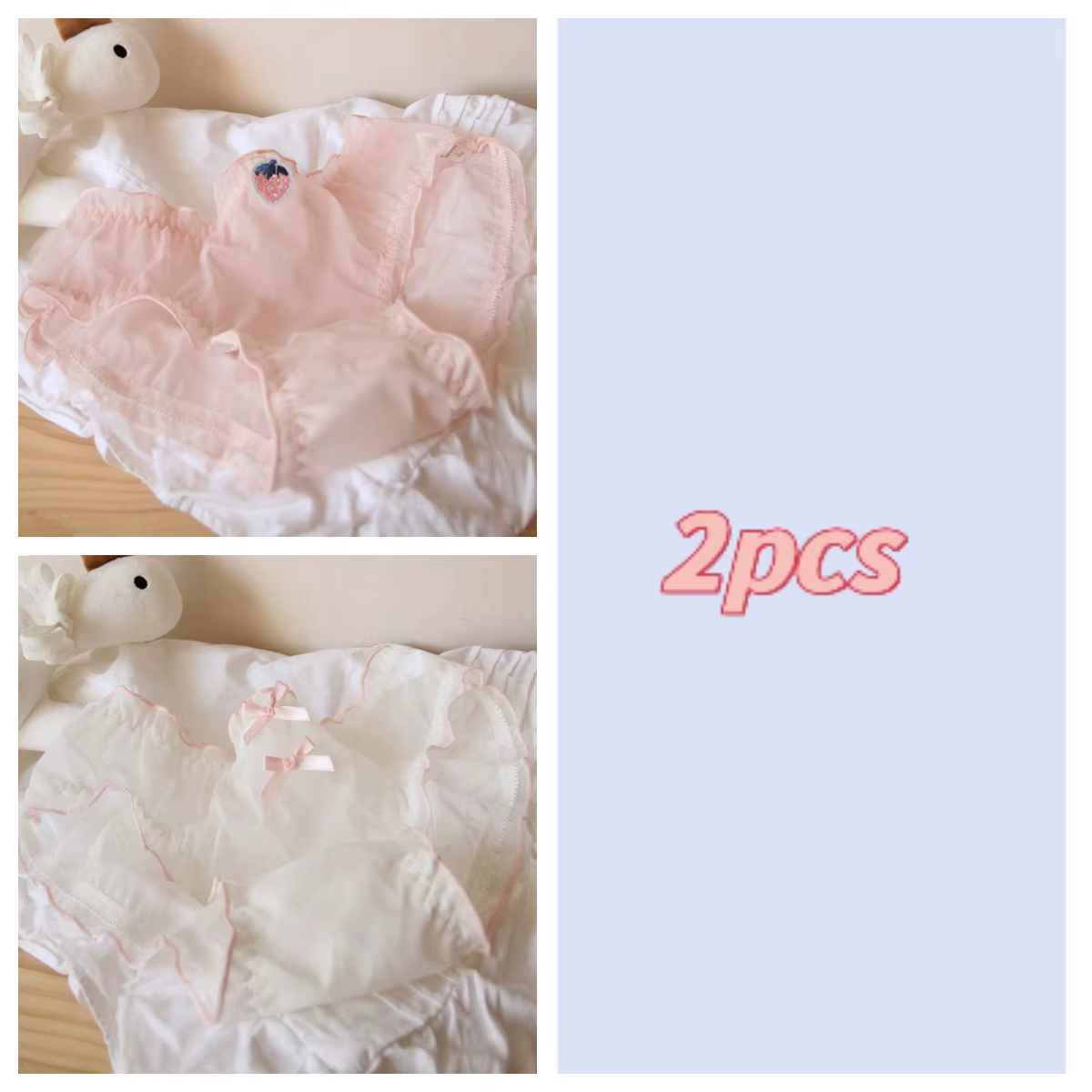 Culottes pour femmes Rose Sweetheart Pure Desire en dentelle transparente et maille respirante, avec