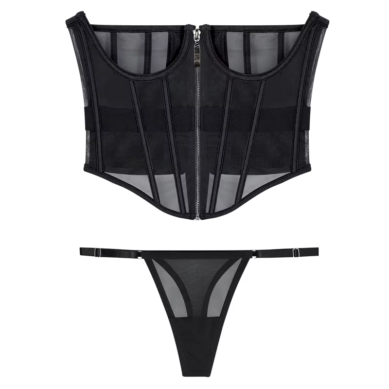【Vente de liquidation】 Corset Sexy Lingerie femmes dentelle Push Up ceinture ensemble bretelles rétr