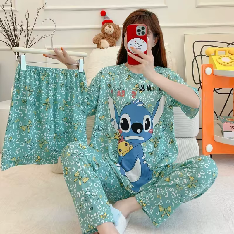 Nouvel ensemble pyjama trois pièces pour femme, tenue d'intérieur douce et confortable, pyjama décon