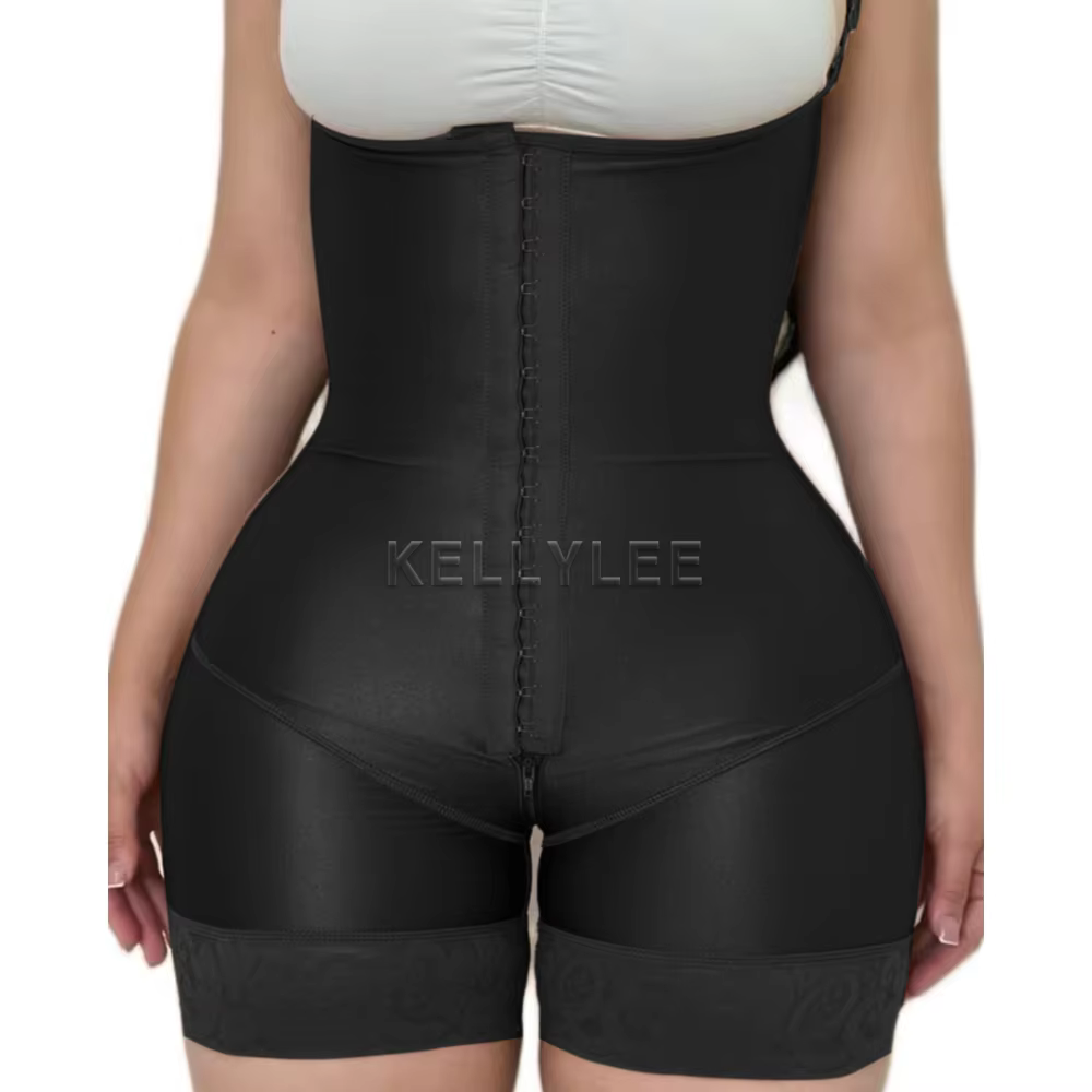 Bout à bout minceur corps Shaper poitrine ouverte haute Compression coupe ajustée Shapewear sans cou