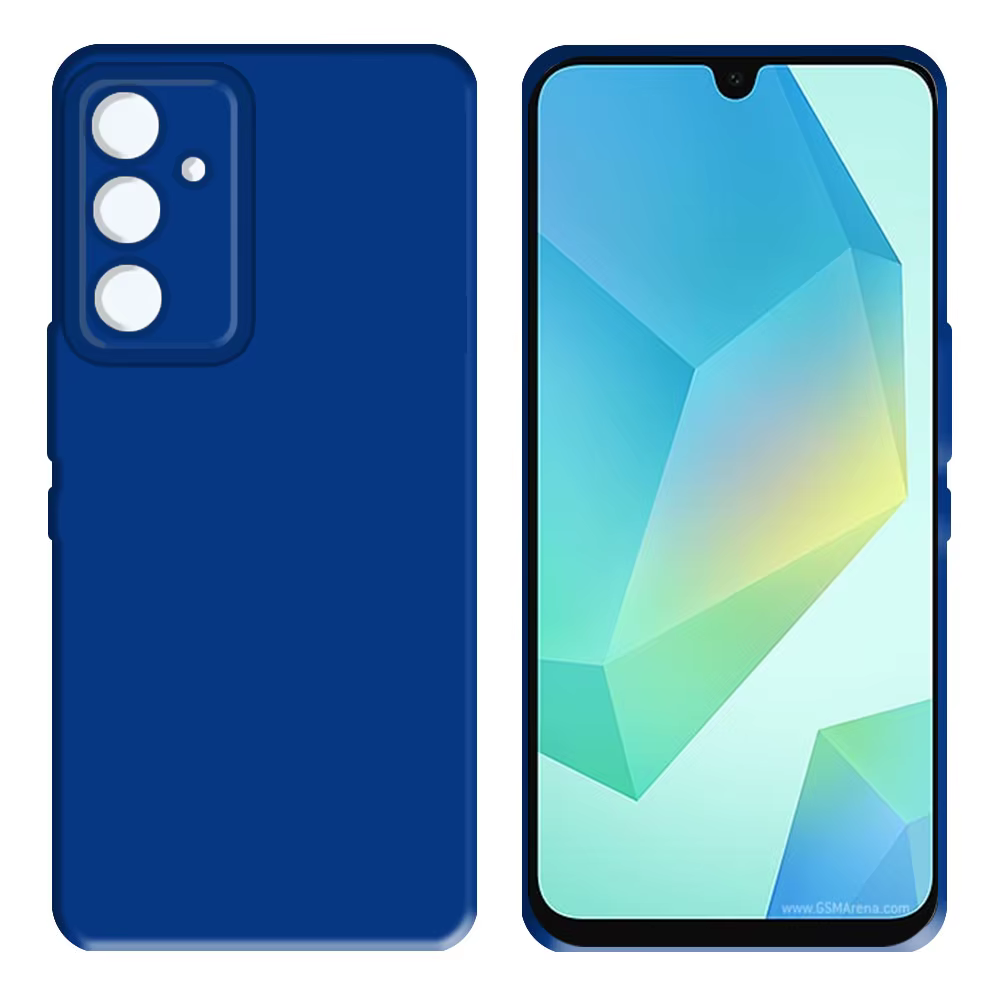 Coque de téléphone de luxe bleu foncé, étui arrière souple en TPU pour Samsung Galaxy A16 5G A06 4G
