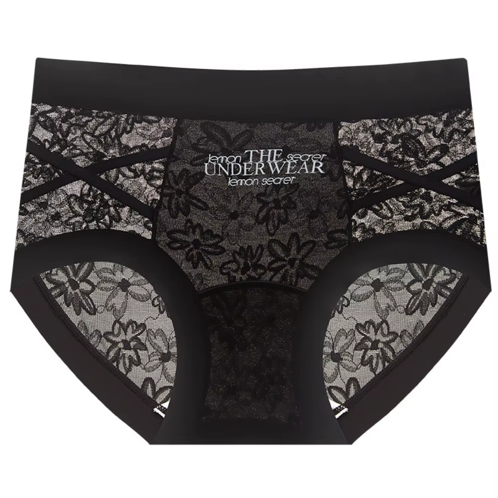 Culottes en dentelle style français, transparentes, patchwork, en satin de soie, taille basse, en ma