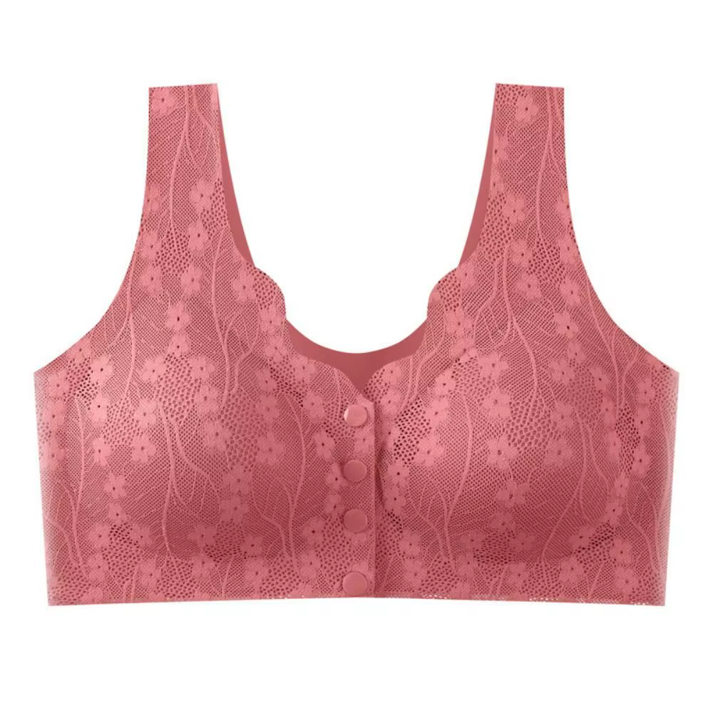 Soutien-gorge sans armatures en dentelle sexy, confortable et fin pour femmes âgées, soutien-gorge d