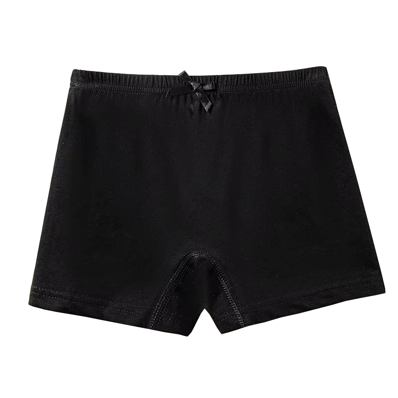 Culottes en coton doux pour filles, pantalons de sécurité respirants, sous-vêtements de couleur unie