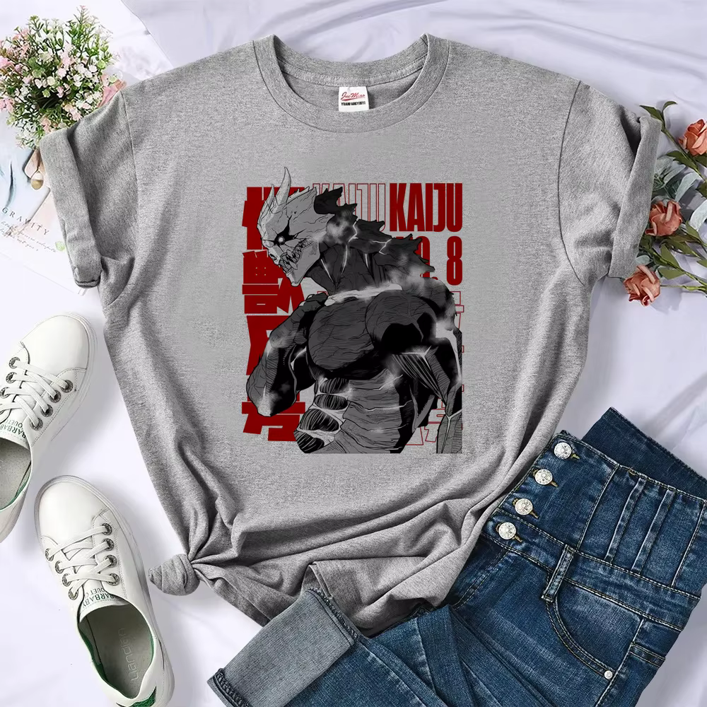 Kaiju No 8 t-shirts femmes bande dessinée t-shirt femme drôle graphique vêtements