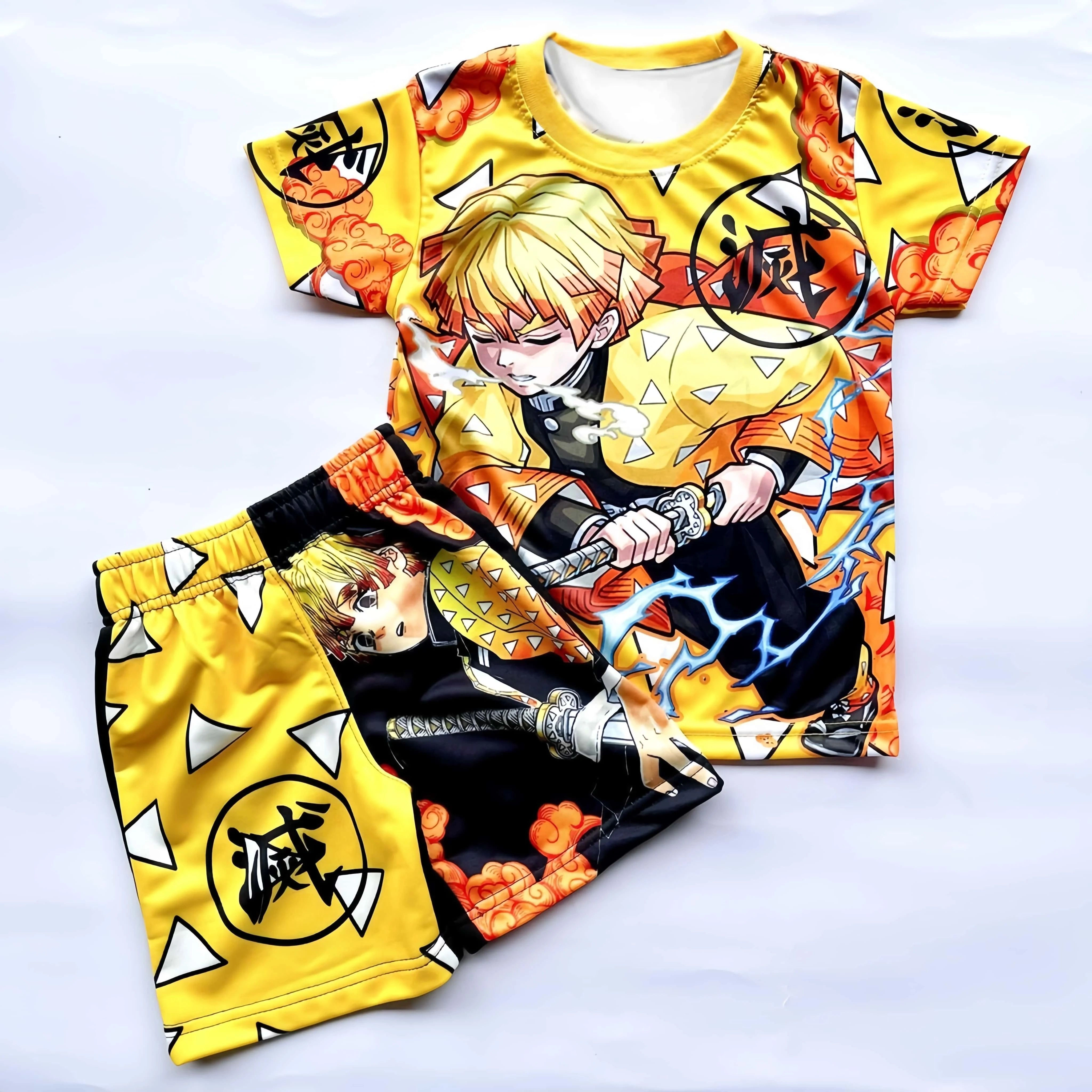 Pyjamas et vêtements de détente imprimés en 3D Demon Slayer, multi-personnages, multi-styles, pour e