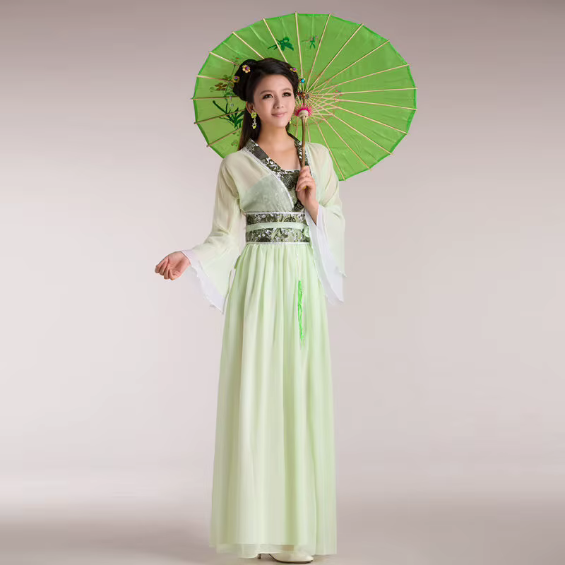 Costume de vêtements chinois de la dynastie Tang, impératrice de la concubine impériale, princesse W
