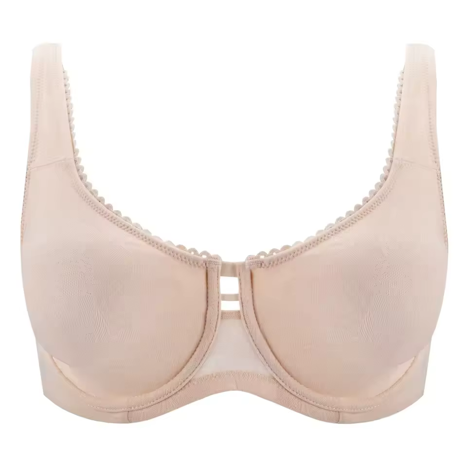 Soutien-gorge minimiseur Non rembourré, grande taille, motif Floral, à armatures, Lingerie de soutie
