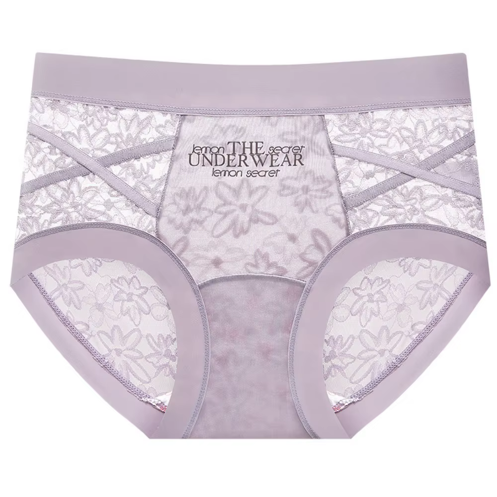 Culottes en dentelle style français, transparentes en maille, en satin de soie, patchwork, taille ba