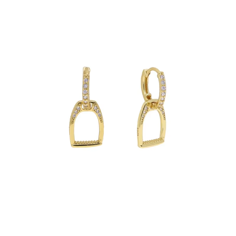 2025 haute qualité 100% 925 argent Sterling cheval bijoux Simple équestre cheval amant cerceau boucl