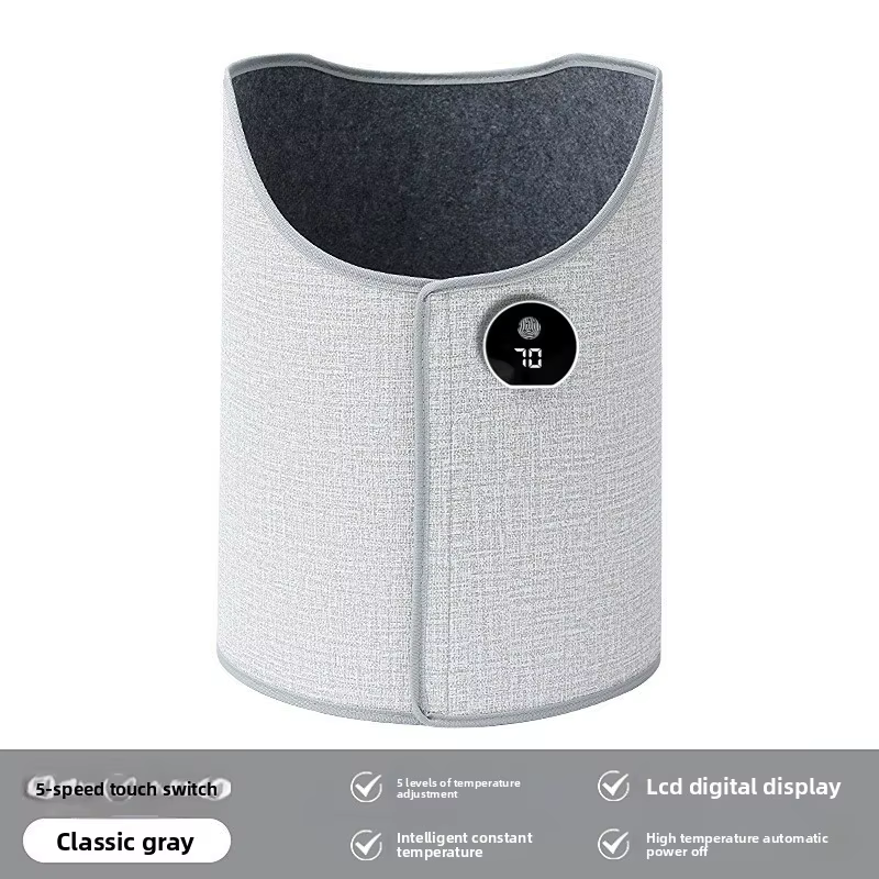 Chauffe-jambes pliable silencieux Pro-chauffe-pieds électrique sous le bureau avec thermostat et arr