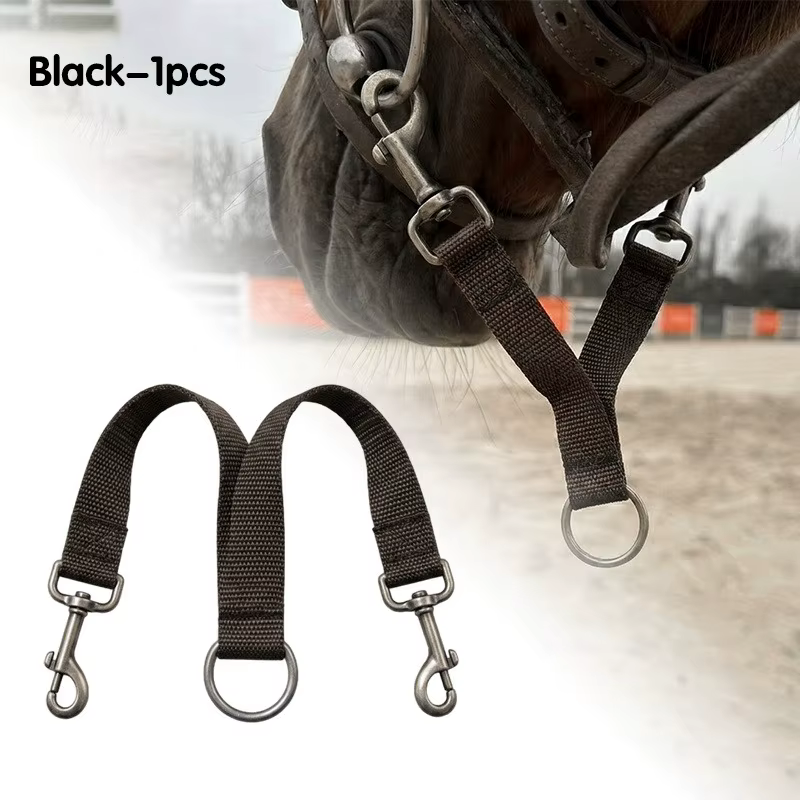 Crochet double tête pour laisse de cheval, accessoire d'entraînement équestre, corde de connexion po