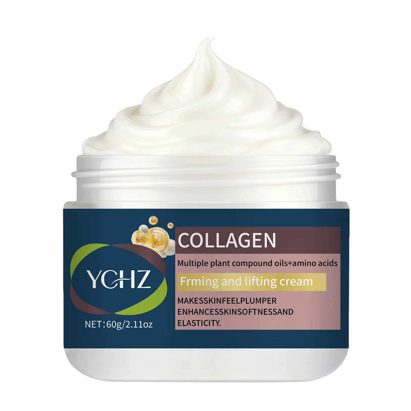 Crème liftante instantanée pour les fesses, riche en vitamine E, vitamine C, caféine et collagène, c