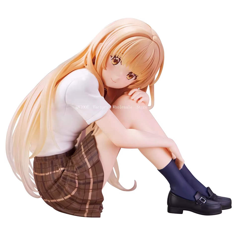 Original véritable Banpresto ange porte à côté 12 cm Shiina Mahiru assis modèle jouet cadeau Collect