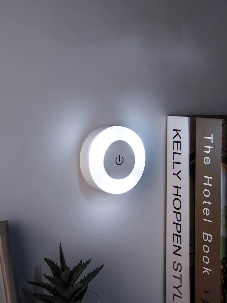 Lampes de nuit à capteur tactile LED à économie d'énergie, rechargeables par USB, magnétiques, mural