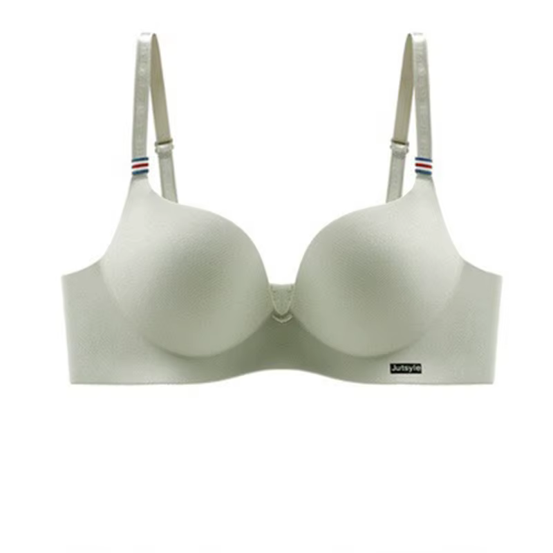 Soutien-gorge en soie glacée pour femmes, Bralettle Sexy sans couture, Push Up, Lingerie sans fil, u