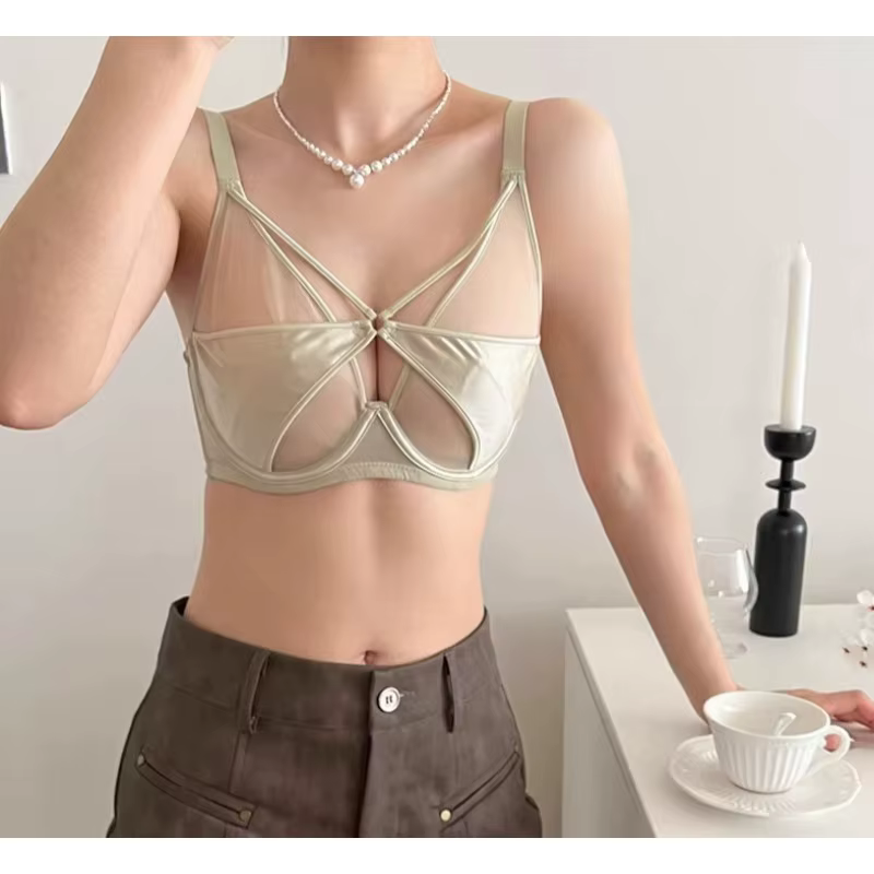 Soutien-gorge minimisateur ultra fin en maille pour poitrine généreuse, sexy, amincissant, doux, à a