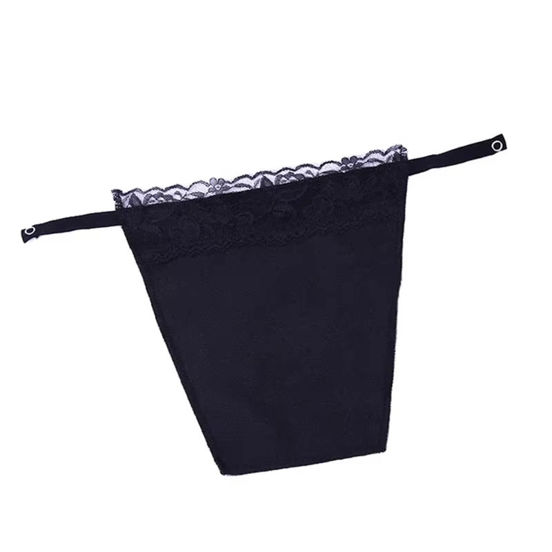 Cache-poitrine invisible en dentelle pour femme, 14 couleurs, type camisole, à clipser rapidement et
