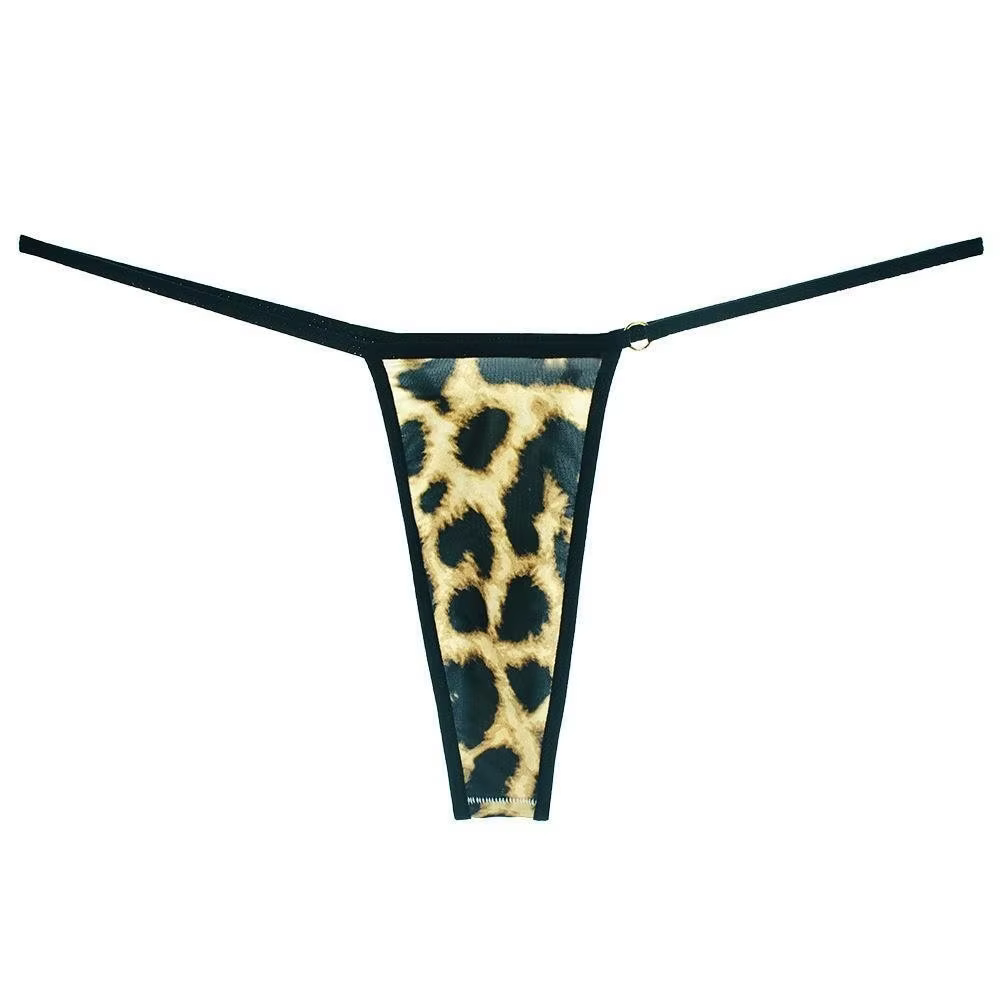 Lingerie sans couture pour femmes, strings taille basse à pois, culottes fines à imprimé rayé, sous-