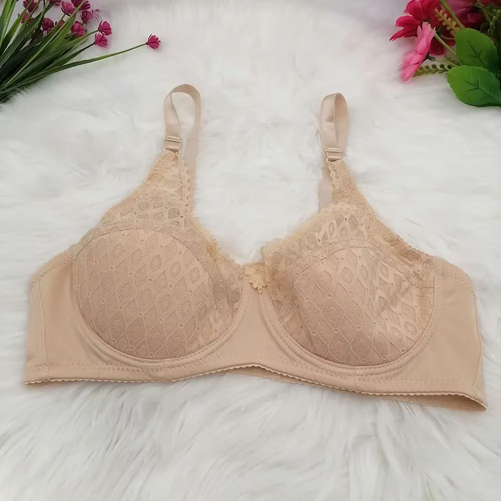 Soutien-gorge classique CDE en dentelle transparente, grande taille pour femmes, 34 36 38 40 42 44 4