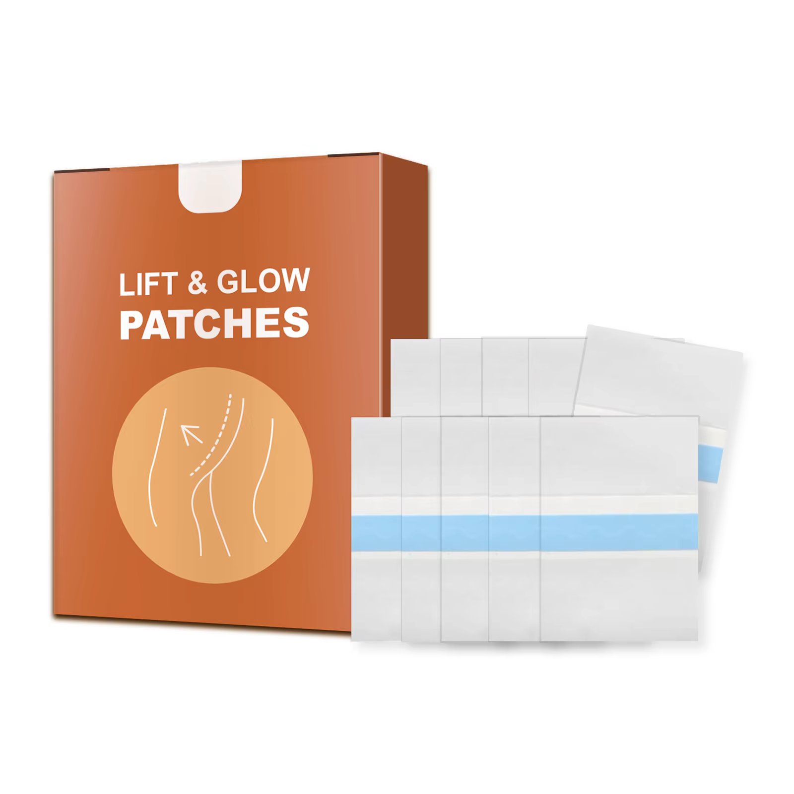 Bande de levage de cuisses Invisible, 10 pièces, patchs imperméables et anti-transpiration, bande co