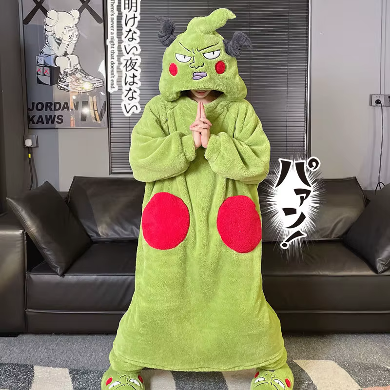 Mob Psycho-Pyjama Anime One Piece pour Bol, Ensemble Chaud pour la Maison, Fossette Reigen, Arataka,