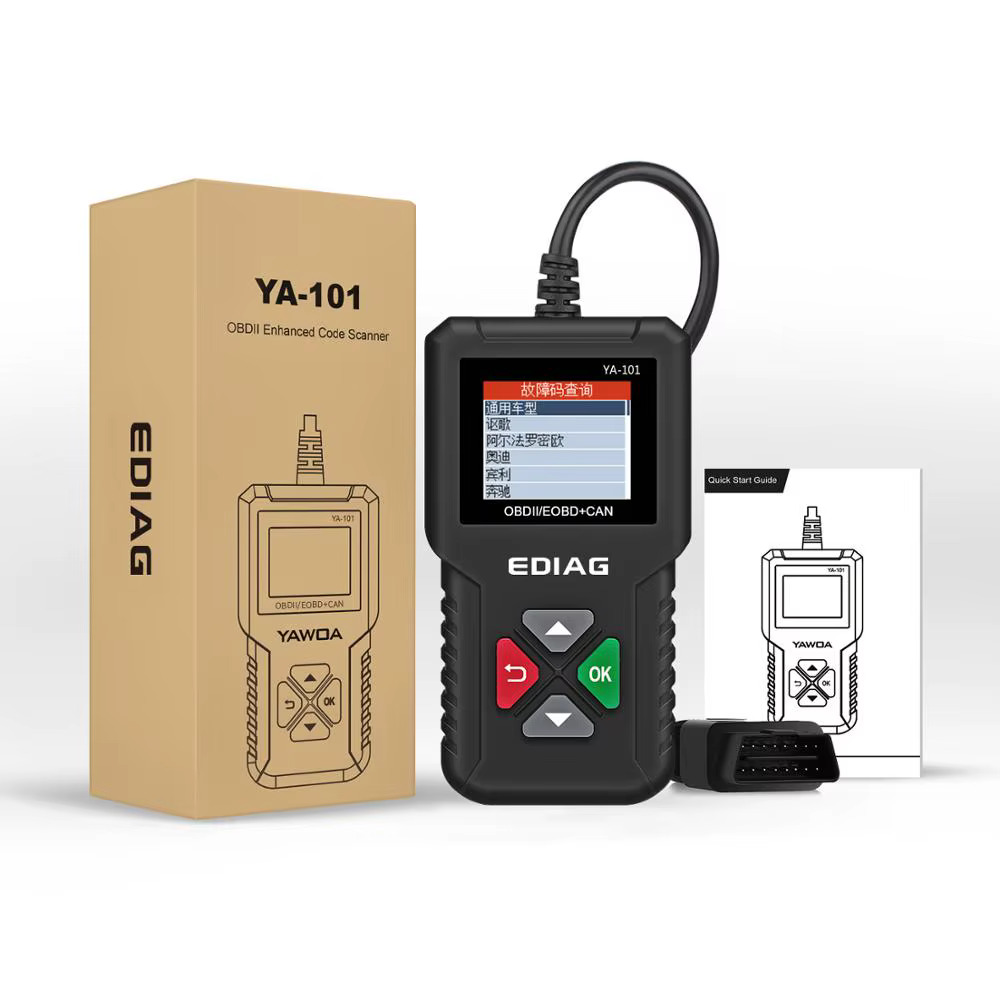 EDIAG YA101 lecteur de Code OBDII/EOBD outil de Diagnostic OBD 2 mise à jour YA-101 outil de Diagnos