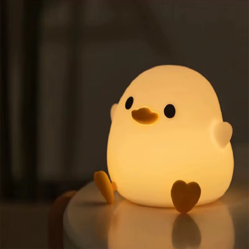 DoDo Duck veilleuse, lampe canard mignon, veilleuse rechargeable à intensité variable, lampe de chev