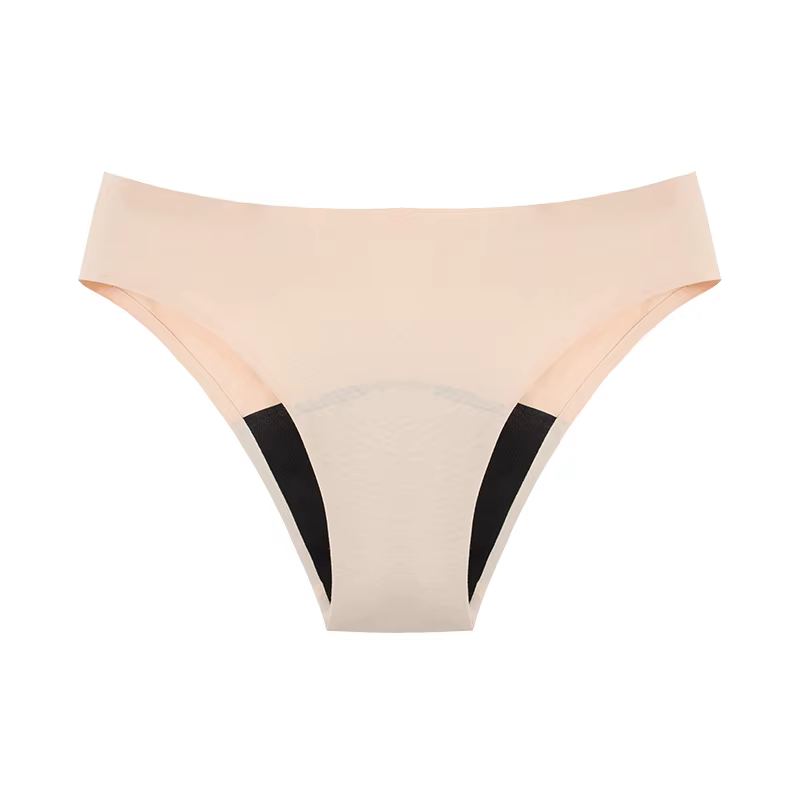 Culotte menstruelle en coton sans couture, 4 couches, étanche, Absorption rapide, culotte de période
