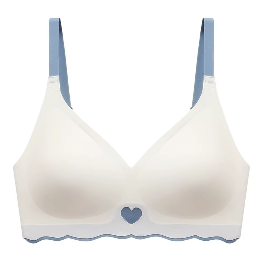 Soutien-gorge sans fil ajusté effet push-up, sans coutures, anti-choc, pour le sport, pour filles et