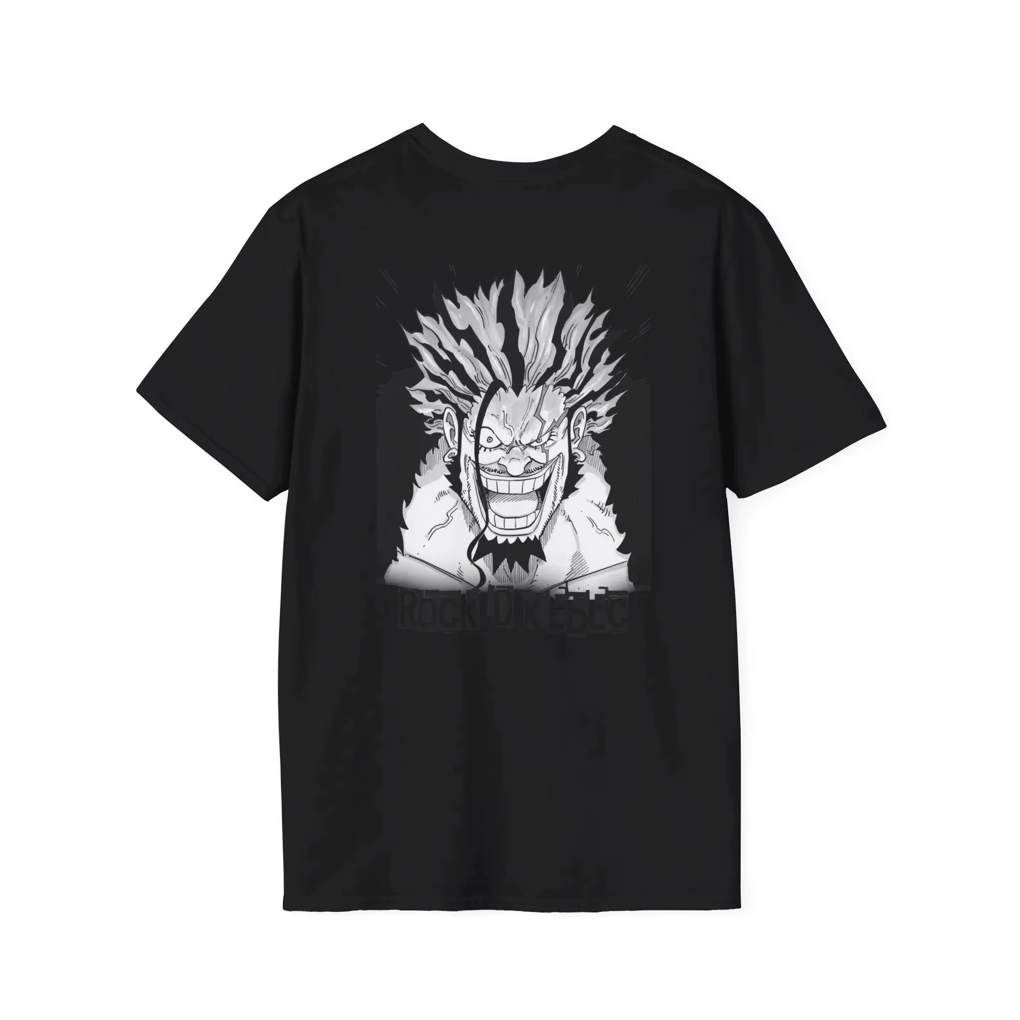 Rock D. Xebec Anime T-Shirt Manga japonais unisexe T-Shirt rétro Streetwear haute qualité col rond à