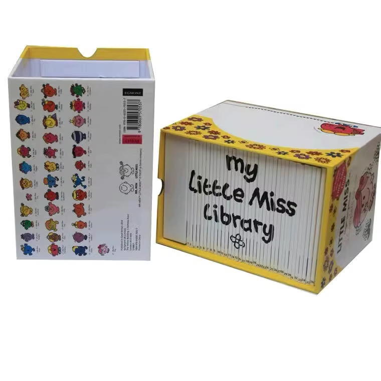Little Miss 37 livres m. Men, 50 livres d'images d'histoire anglaise, livres d'histoires pour bébé a