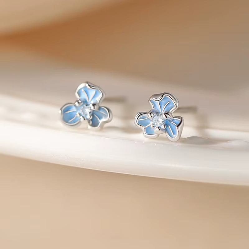 Boucles d'oreilles en argent Sterling 925 et Zircon pour femmes, bijoux de luxe légers, tempérament,
