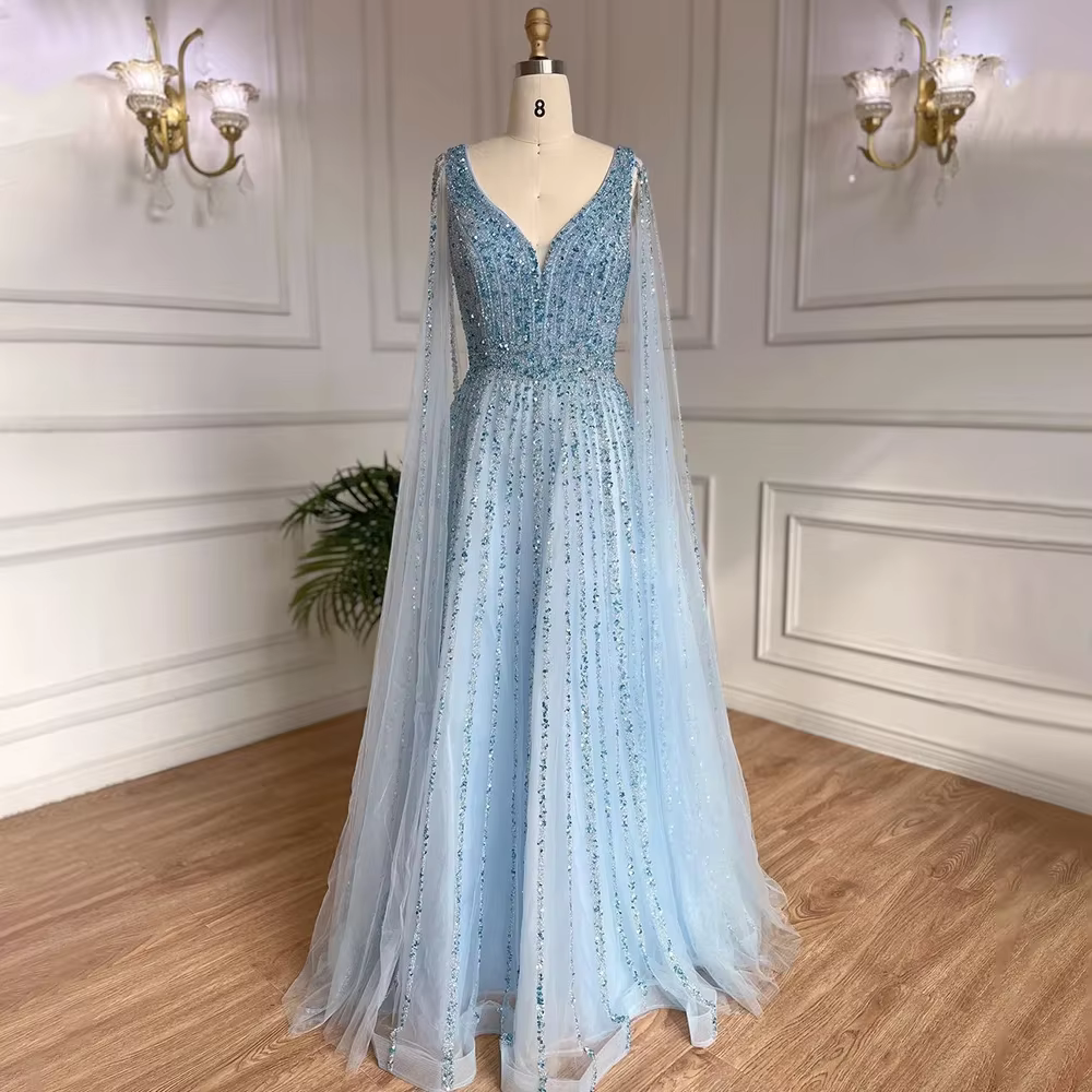 SERENE HILL-robe de soirée sexy de forme trapèze, tenue de soirée de standing, couleur chair, perles