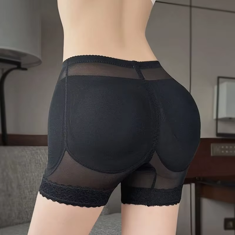 Shorty sculptant une pièce pour femme, effet push-up fessier, avec coussinets de hanche amovibles, s