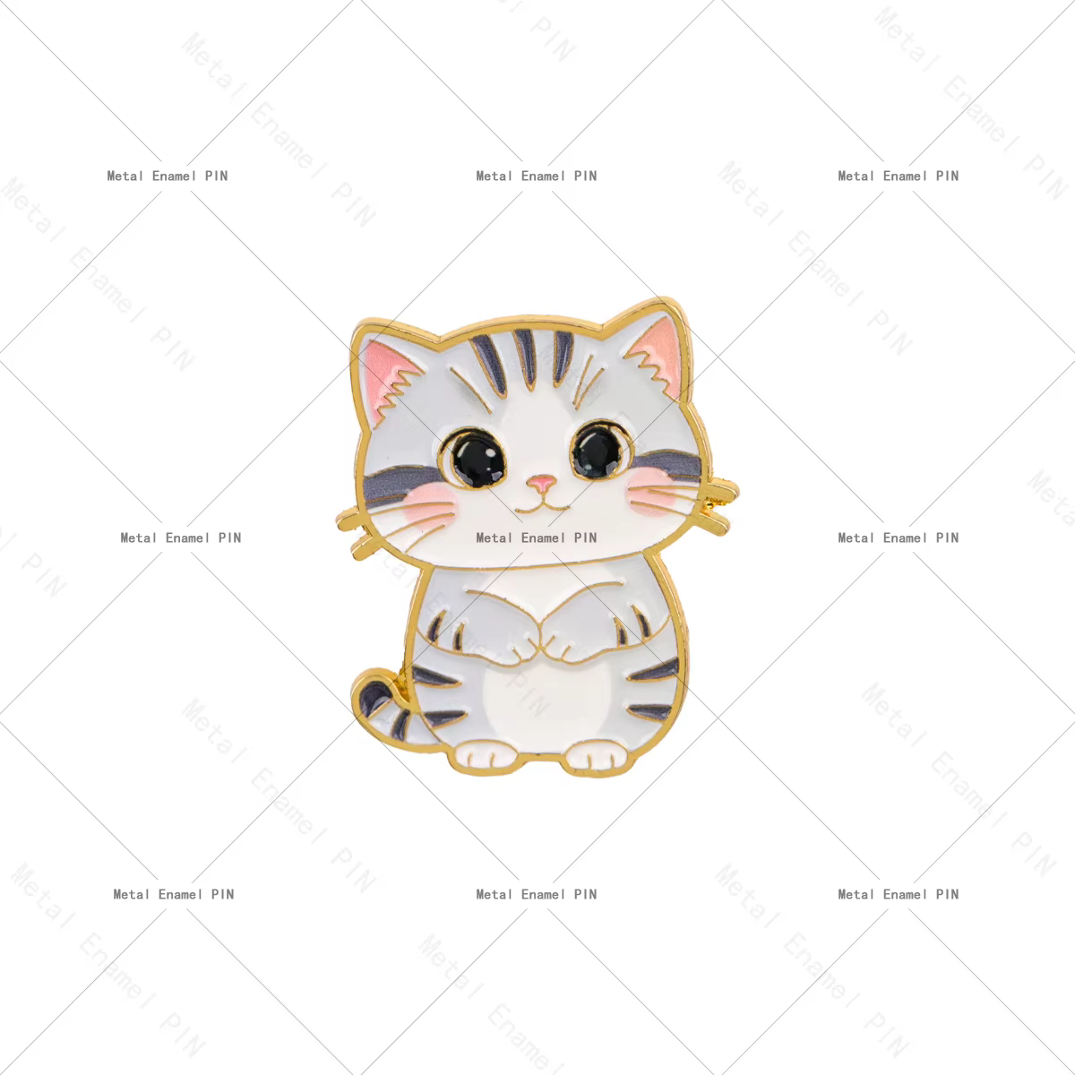 Broches en émail Van Gogh Nuit étoilée, motifs chat mignon, épingles de revers, badges pour sac à do