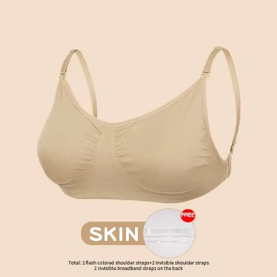 Soutien-gorge de danse à bretelles invisibles pour femmes, sous-vêtements de gymnastique de Ballet,